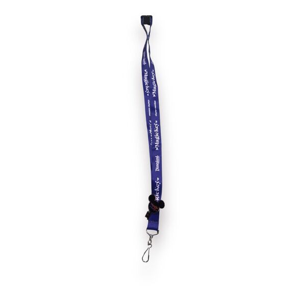 Disney Magic Key Holder Lanyard with Magic Key Pin‎ Disney Blue - Picture 1 of 4
